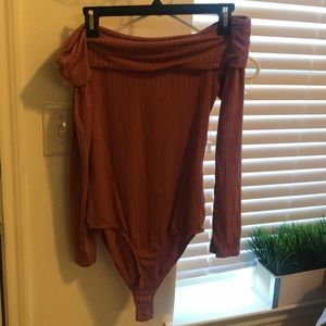 Off the shoulder bodysuit